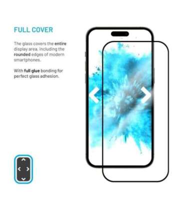 Fixed Screen protector Samsung Galaxy A17 4G/5G Tempered glass Black Full-Cover 2.5D