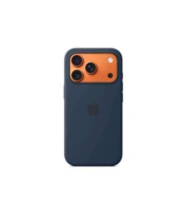 Apple iPhone 17 Pro Silicone Case with MagSafe – Midnight Apple