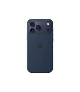 Apple iPhone 17 Pro Max Silicone Case with MagSafe – Midnight Apple
