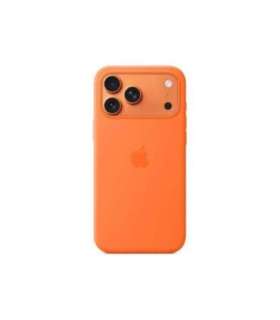 Apple iPhone 17 Pro Max Silicone Case with MagSafe – Orange Apple