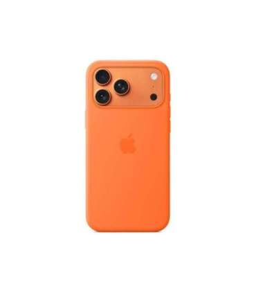 Apple iPhone 17 Pro Max Silicone Case with MagSafe – Orange Apple