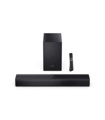 Sharp HT-SBW121 Compact 2.1 Soundbar with Wireless Subwoofer Sharp