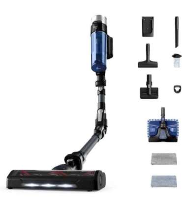 TEFAL Vacuum Cleaner TY20C7 X-force Flex Aqua Cordless operating 250 W Black/Blue
