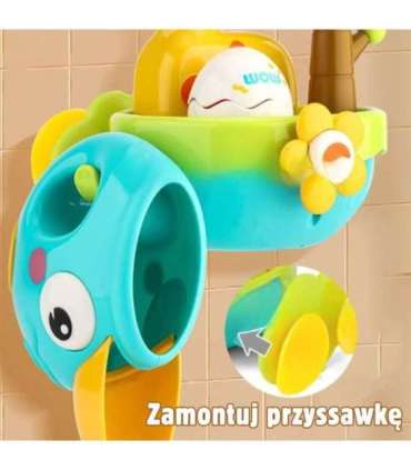 WOOPIE BABY Zabawka do Kąpieli Żyrafa z Lejkiem na Przyssawke