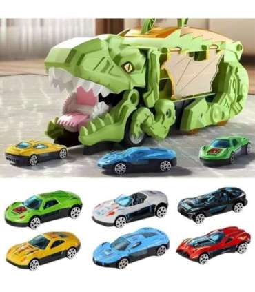 WOOPIE Zestaw Pojazdów Tor Dinozaur Pożeracz