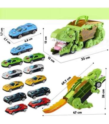 WOOPIE Zestaw Pojazdów Tor Dinozaur Pożeracz