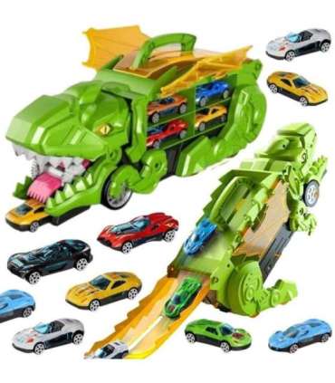 WOOPIE Zestaw Pojazdów Tor Dinozaur Pożeracz