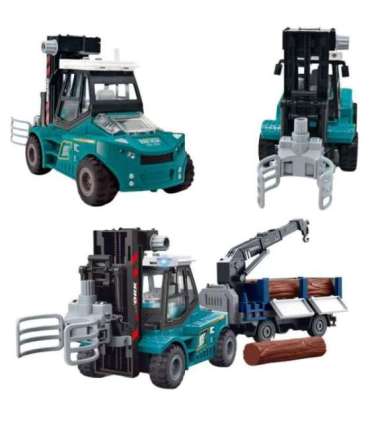 WOOPIE Wózek Widłowy Zaciskowy z Przyczepą Dźwięki Światła