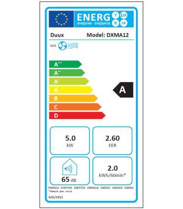 Duux Smart Mobile Air Conditioner North Number of speeds 3 Grey