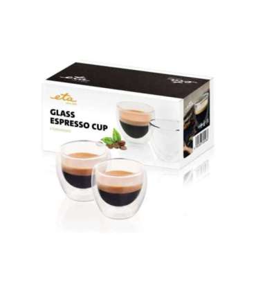 ETA Espresso cups ETA418193000 For espresso coffee 2 pc(s) Dishwasher proof Glass