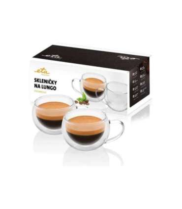 ETA Lungo cups ETA518091010 For coffee 2 pc(s) Dishwasher proof Glass