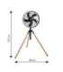 Camry Fan CR 7329 Tripod Loft fan Black Diameter 40 cm Number of speeds 3 Oscillation 100 W