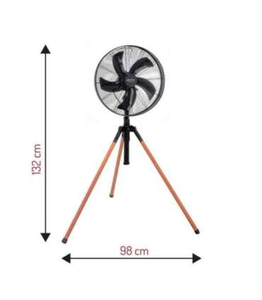 Camry Fan CR 7329 Tripod Loft fan Black Diameter 40 cm Number of speeds 3 Oscillation 100 W