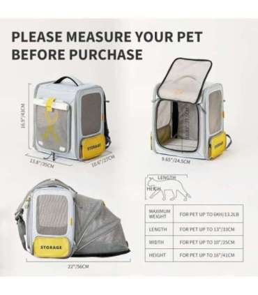 PETKIT Pet Carrier BP3 X ZONE Grey