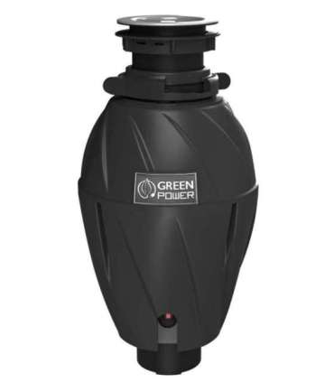 Elleci Kitchen Waste Grinder TDH01000BK Green Power 1 HP DeLuxe 750 W 1070 ml 2800 RPM Black