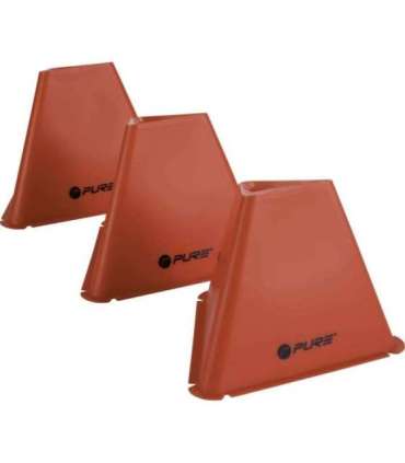 Pure2Improve Triangle Cones Set of 6 Red