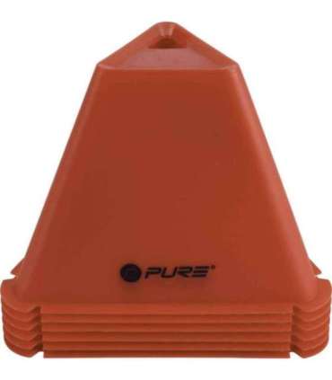 Pure2Improve Triangle Cones Set of 6 Red