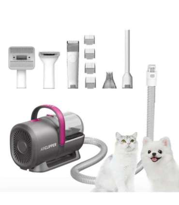 PETKIT Air Clipper Pet Grooming Vacuum Kit 5in1 LM4 Grey/White