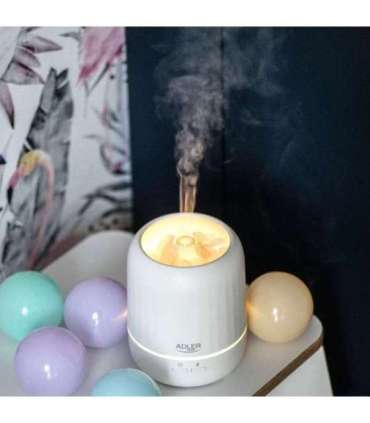 Adler Ultrasonic aroma diffuser 3in1 AD 7968 Ultrasonic Suitable for rooms up to 25 m² White