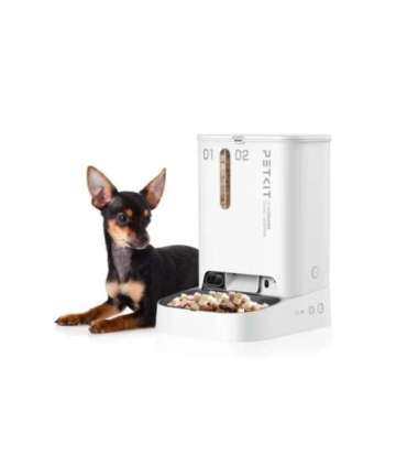 PETKIT Feeder with Camera P591 YumShare Dual-hopper Capacity 2+3 L White