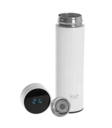 Adler Thermal Flask AD 4506w Material Stainless steel/Silicone White