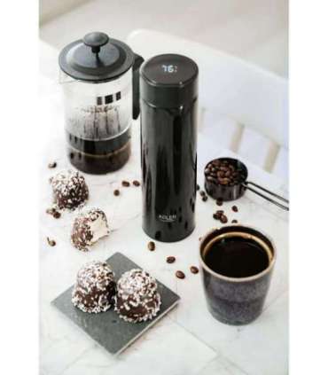 Adler Thermal Flask AD 4506bk Material Stainless steel/Silicone Black