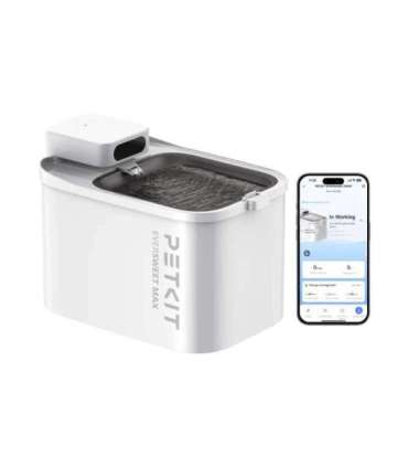 PETKIT Drinking Fountain Eversweet Max Capacity 3 L Material  Food-grade ABS White