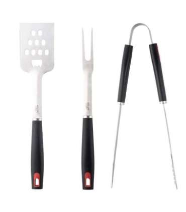 Adler Grill Utensil Set with Carrying Case AD 6727 Grill Cutlery Set 4 pc(s) Stainless Steel/Black