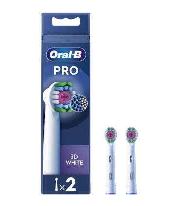 Oral-B Replaceable Toothbrush Heads PRO 3D White refill Heads Does not apply Number of brush heads included 2