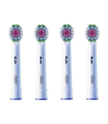 Oral-B Replaceable toothbrush heads EB18-4 3D White Pro Heads For adults Number of brush heads included 4 |