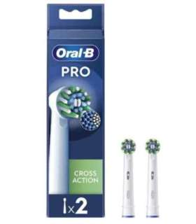 Oral-B Replaceable toothbrush heads EB50RX-2 Cross Action Pro Heads For adults Number of brush heads included