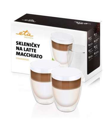 ETA Latte Macchiato Glasses ETA418193020 For coffee 2 pc(s) Dishwasher proof