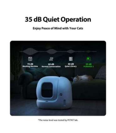 PETKIT Automatic Cat Litter Box Pura MAX 2 480 x 480 x 520 cm White