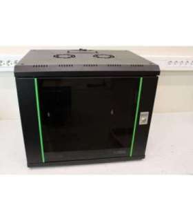 SALE OUT. DIGITUS 9U wall mounting cabinet, Unique 509x600x450 mm, color black (RAL 9005) Digitus Wall Mounting