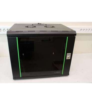 SALE OUT. DIGITUS 9U wall mounting cabinet, Unique 509x600x450 mm, color black (RAL 9005) Digitus Wall Mounting