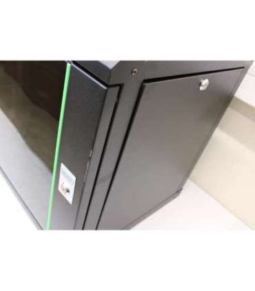 SALE OUT. DIGITUS 9U wall mounting cabinet, Unique 509x600x450 mm, color black (RAL 9005) Digitus Wall Mounting