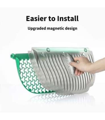 PETKIT PURA MAX 2 Self-Cleaning Cat Litter, Green + Magnetic Cat Litter Remover for Tofu Litter P99022