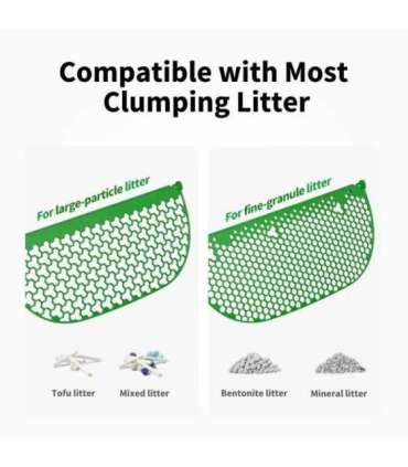 PETKIT Pura Max 2 Mineral Sand Litter, Green + Magnetic Cat Litter Remover Green