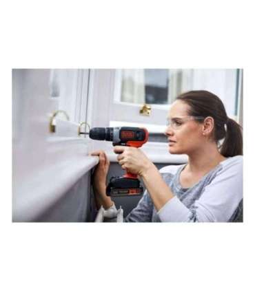 BLACK & DECKER Cordless Drill Driver BCD001C2-QW 18 V 2x1.5 Ah Lithium