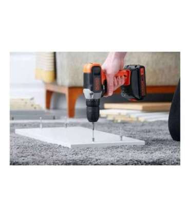 BLACK & DECKER Cordless Drill Driver BCD001C2-QW 18 V 2x1.5 Ah Lithium
