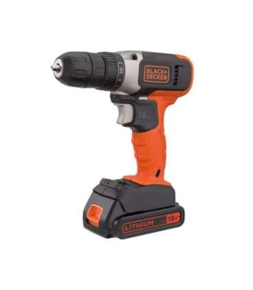 BLACK & DECKER Cordless Drill Driver BCD001C2-QW 18 V 2x1.5 Ah Lithium
