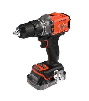 BLACK & DECKER Cordless Drill Driver BCD383D1XK-QW 18 V 2.0 Ah Lithium