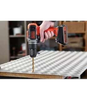 BLACK & DECKER Cordless Drill/Driver with  2.0 Ah/4.0 Ah Battery BCD003MEM2K-QW 18 V 2.0/4.0 Ah Lithium