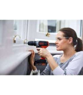 BLACK & DECKER Cordless Drill Driver BCD001C1-QW 18 V 1.5 Ah Lithium