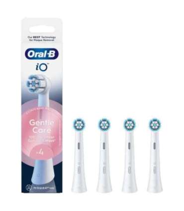 Oral-B Replaceable toothbrush heads iO Gentle Care Heads For adults Number of brush heads included 4 Number