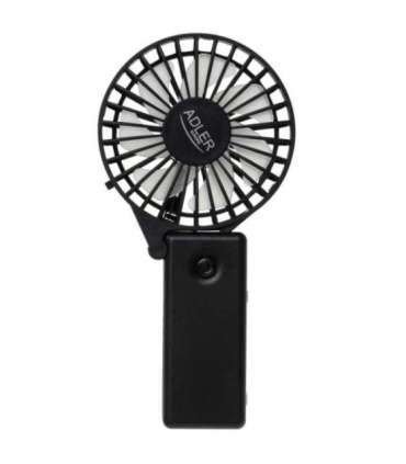 Adler Foldable mini fan AD 7336 Desk fan Black Diameter 6.5 cm Number of speeds 1