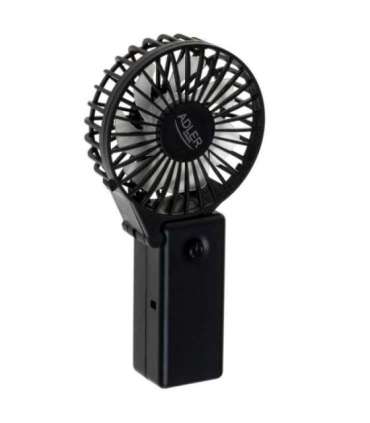 Adler Foldable mini fan AD 7336 Desk fan Black Diameter 6.5 cm Number of speeds 1