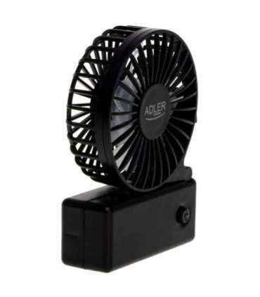 Adler Foldable mini fan AD 7336 Desk fan Black Diameter 6.5 cm Number of speeds 1