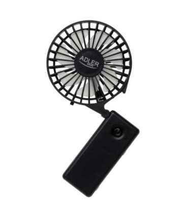 Adler Foldable mini fan AD 7336 Desk fan Black Diameter 6.5 cm Number of speeds 1