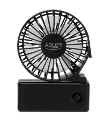 Adler Foldable mini fan AD 7336 Desk fan Black Diameter 6.5 cm Number of speeds 1